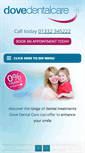 Mobile Screenshot of dovedentalcare.co.uk